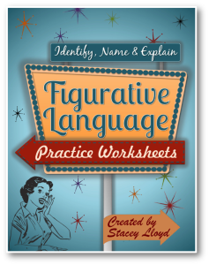Ok, so your students know the names of different figurative language techniques by the time they get to Middle/High School. But can they identify them in use and then explain what they mean and why they are effective? These worksheets will help them with this process.